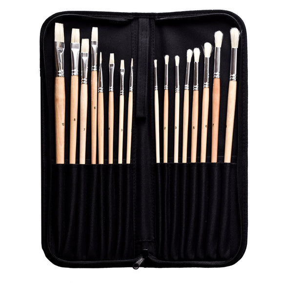 Hog Hair 16 Brush Set