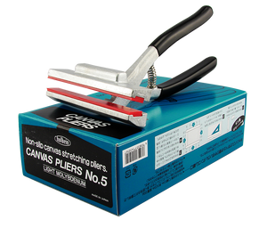 Holbein 1053-5 Super Light Molybdenum canvas stretching pliers with rubberized grip