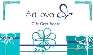 ArtLova Gift Certificates! A great gift for the artists in your life!