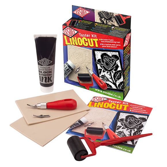 Essdee Linocut Taster Kit create two beautiful Linocuts without committing to expensive tools and equipment