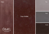 Gamblin Reclaimed Earth Colors: the first mauve color Gamblin has ever made. Iron Violet is a deep, earthy violet with a unique texture. Add white and it becomes the violet you see in the clouds at sunset or dawn.