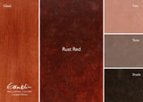 Gamblin Reclaimed Earth Colors: Rust Red carries the warm color of rusty water. From the tube and in mixtures, it is exactly what you’d expect: an earthy red-orange.
