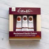 Gamblin Reclaimed Earth Colors.  Art helping clean up our Environment
