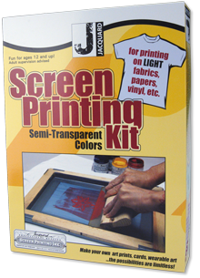 Jacquard Semi Transparent Screen Printing Kit