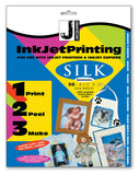 Jacquard inkjet print sheets - silk