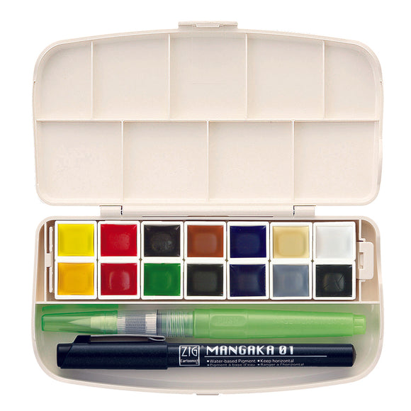 Kuretake Gansai Tambi Portable Watercolour Set