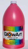 Artist Quality Acrylic Paints Glowart 2litre Warm Red