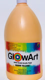 Artist Quality Acrylic Paints Glowart 2litre Warm Yellow