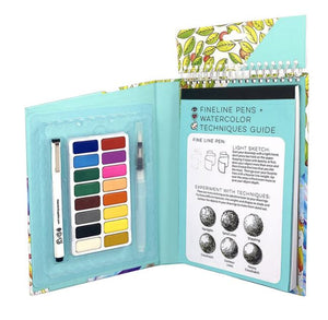 I Heart Art Travel Watercolors & Pen Set