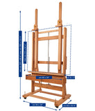 MABEF M/02 Plus (M02 Plus) Double mast with crank for elevation & inclination
