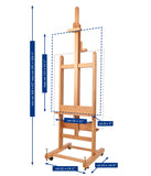 MABEF M/19 (M19) Studio Easel Double-Sided